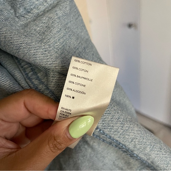 Free People | Patchwork Denim Jean Jacket Size; small - Picture 5 of 8